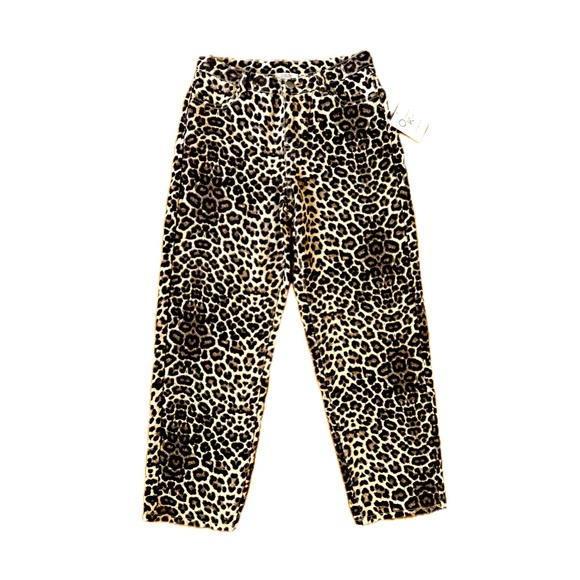 NEW CHEETAH PRINT JEANS - Picture 3 of 5
